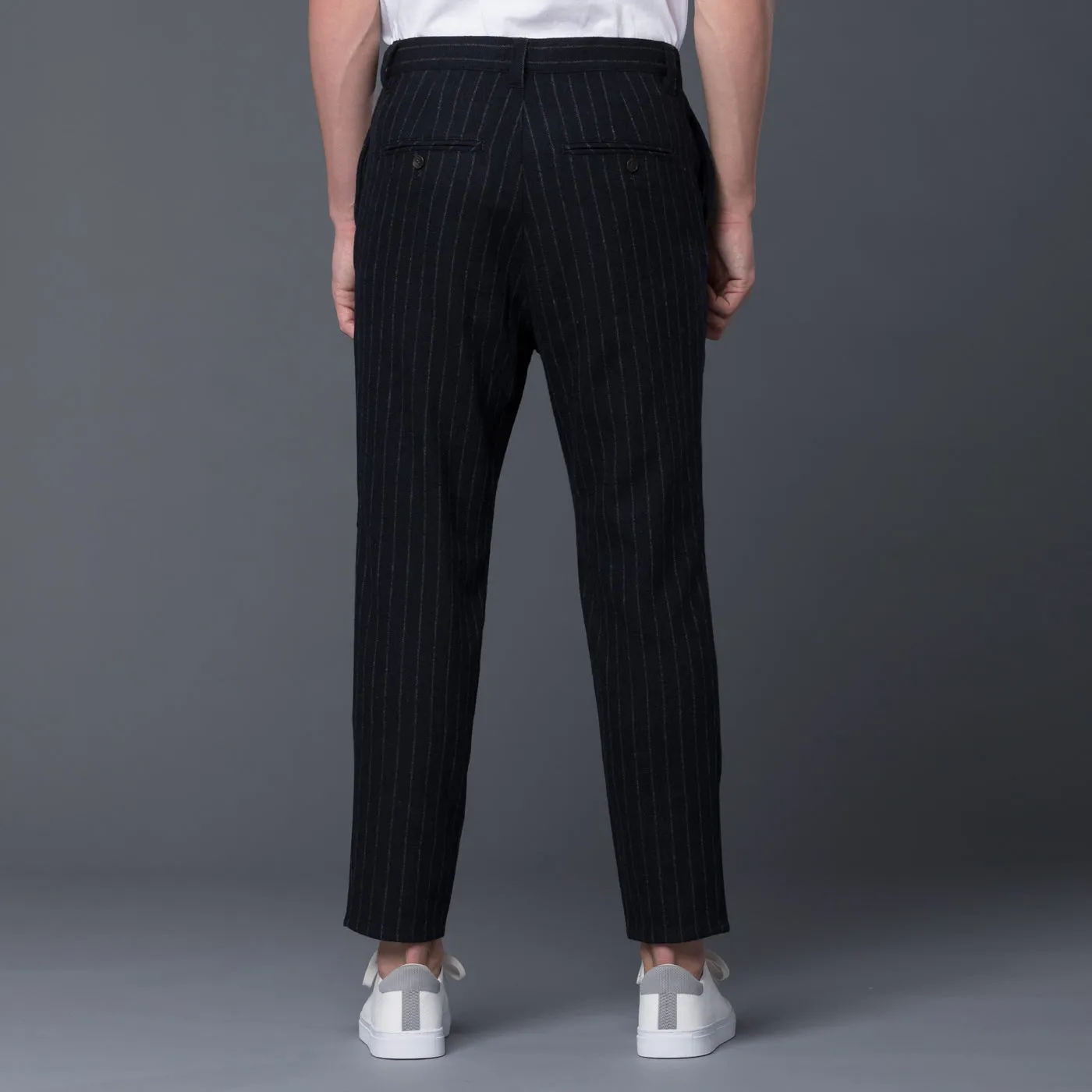Striped Tweed Trousers