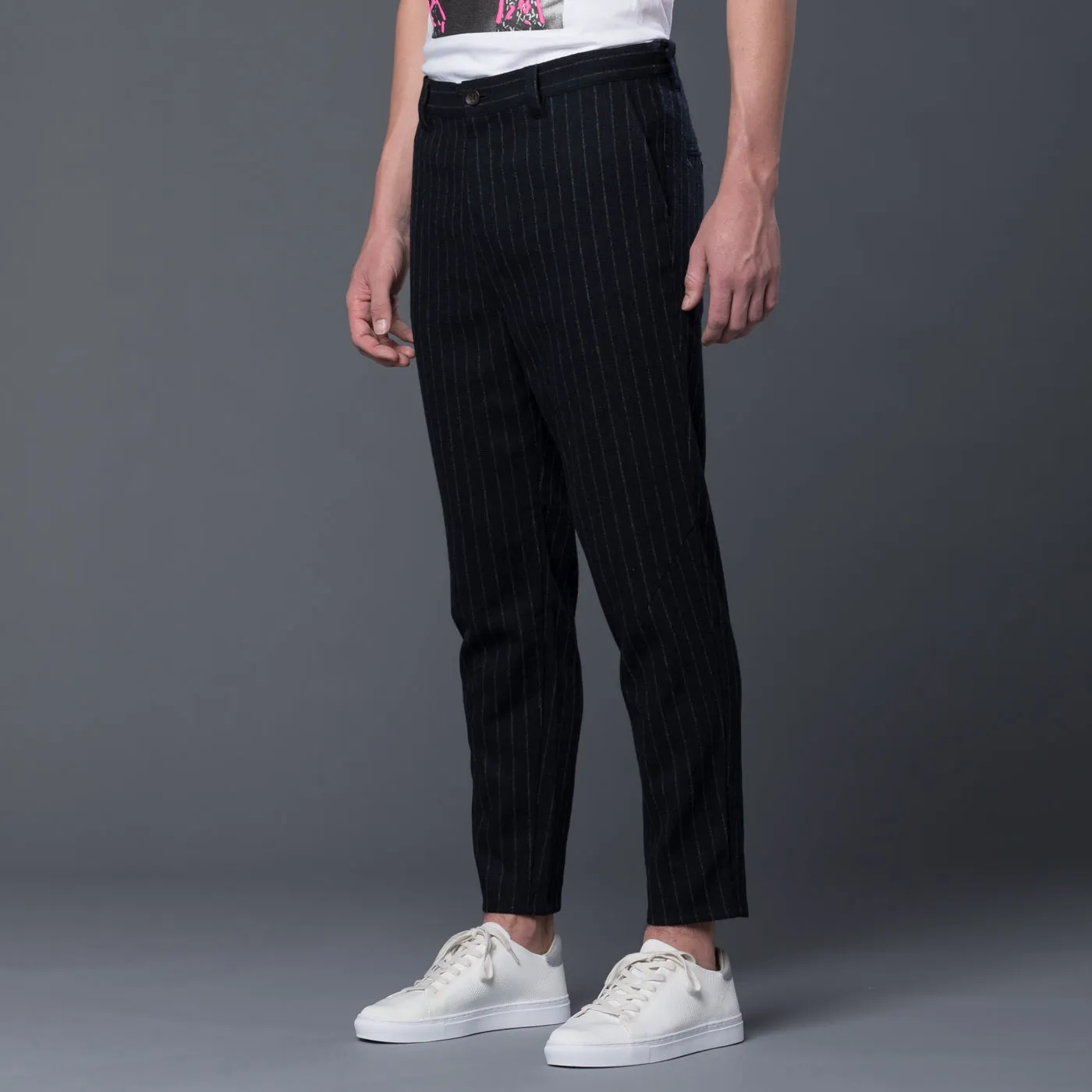 Striped Tweed Trousers