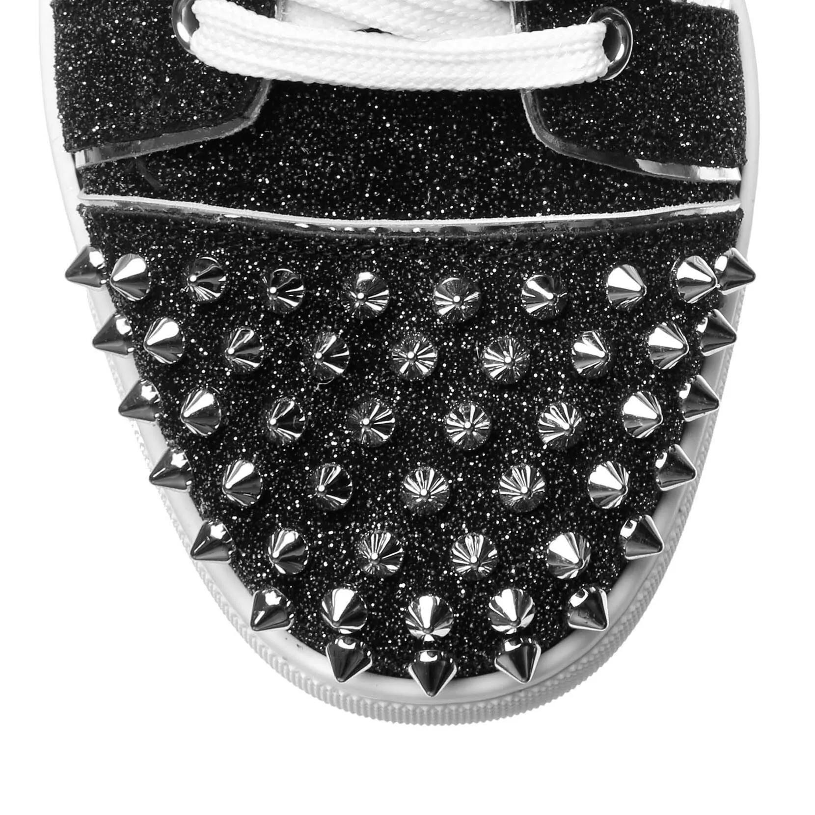 Vieira 2 black glitter leather sneakers