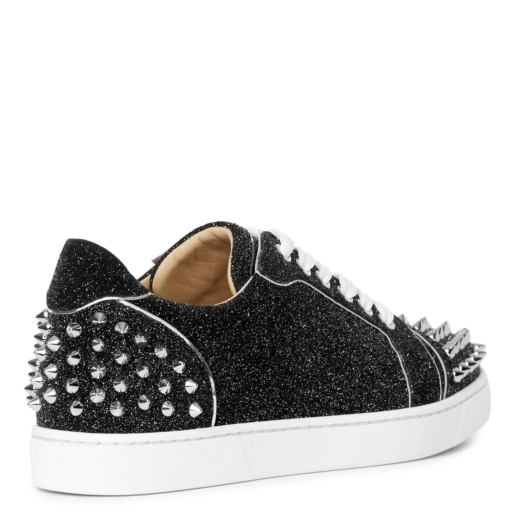 Vieira 2 black glitter leather sneakers
