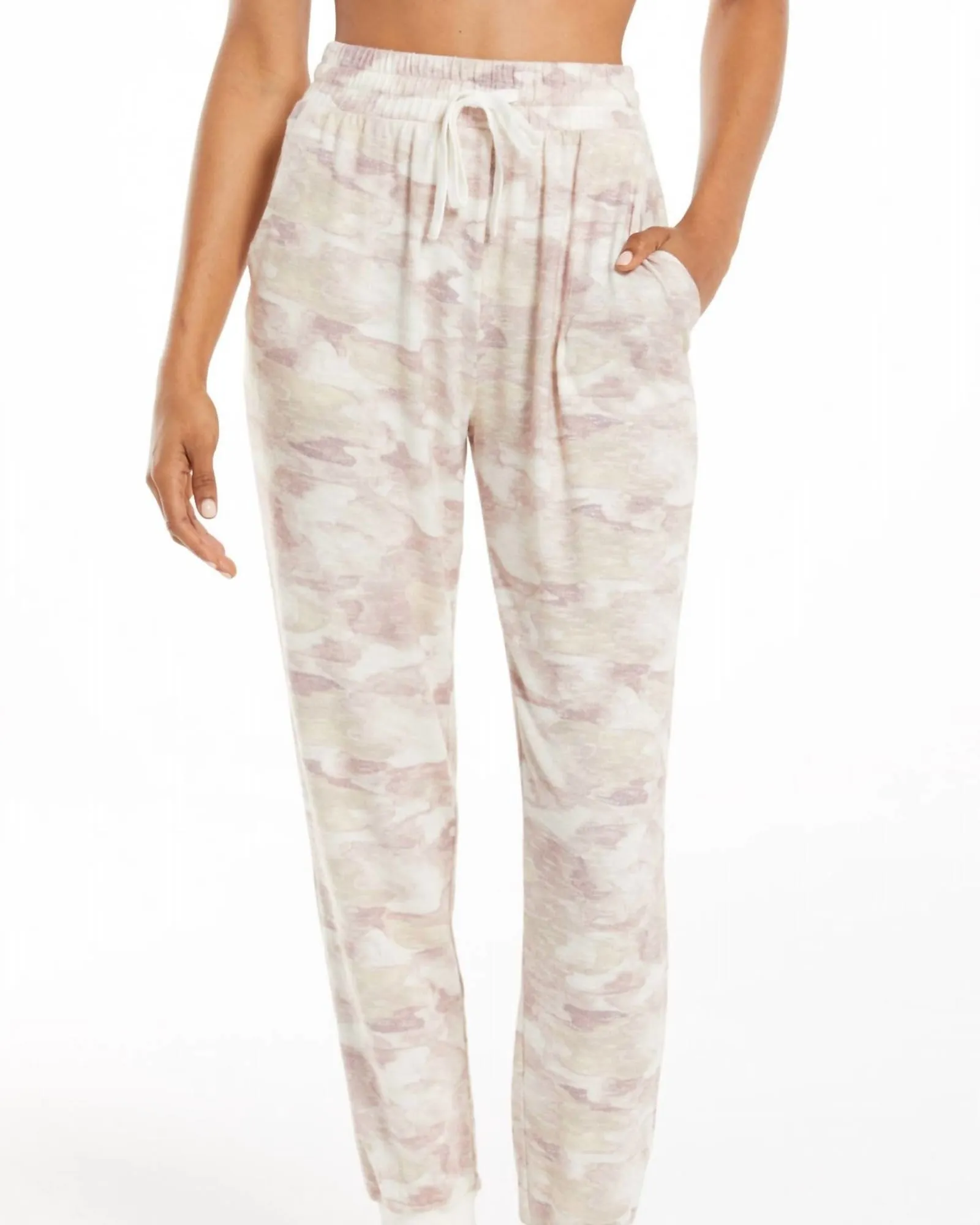 Watercolor Camo Loungewear Set in Bone | Bone