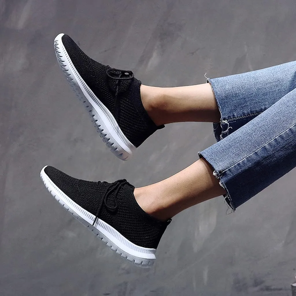 Womens Walking Sneakers Lightweight Mesh Workout Shoes Non Slip Running Shoes Breathable Tennis Shoes Slip On Shoes