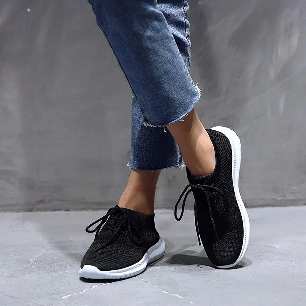 Womens Walking Sneakers Lightweight Mesh Workout Shoes Non Slip Running Shoes Breathable Tennis Shoes Slip On Shoes