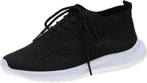 Womens Walking Sneakers Lightweight Mesh Workout Shoes Non Slip Running Shoes Breathable Tennis Shoes Slip On Shoes